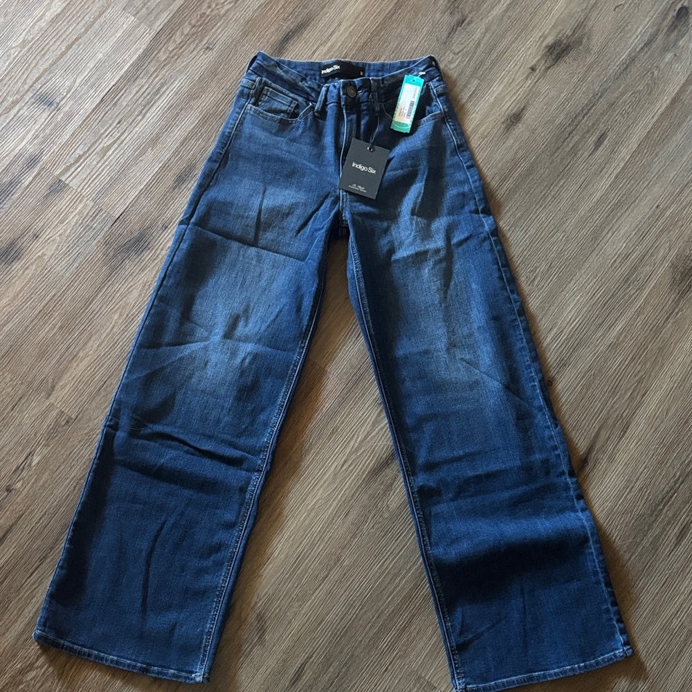 Women IndigoSix Relaxed Fit Jeans in Classic Blue